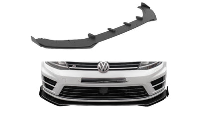 STREET PRO V.1 FRONT SPLITTER + VOLKSWAGEN GOLF R MK7 FLAPS 