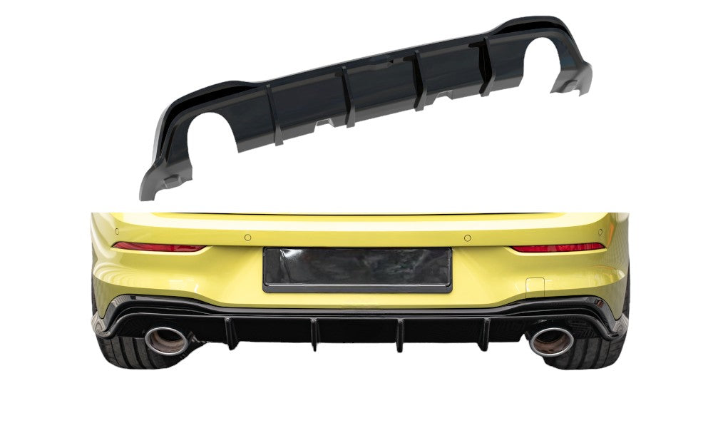 DIFFUSORE POSTERIORE ADATTO PER VOLKSWAGEN GOLF 8 GTI CLUBSPORT