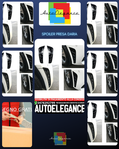 AMG LOOK AIR INTAKE VENTILATION AIR INTAKE FRONT SPOILER for Mercedes 
