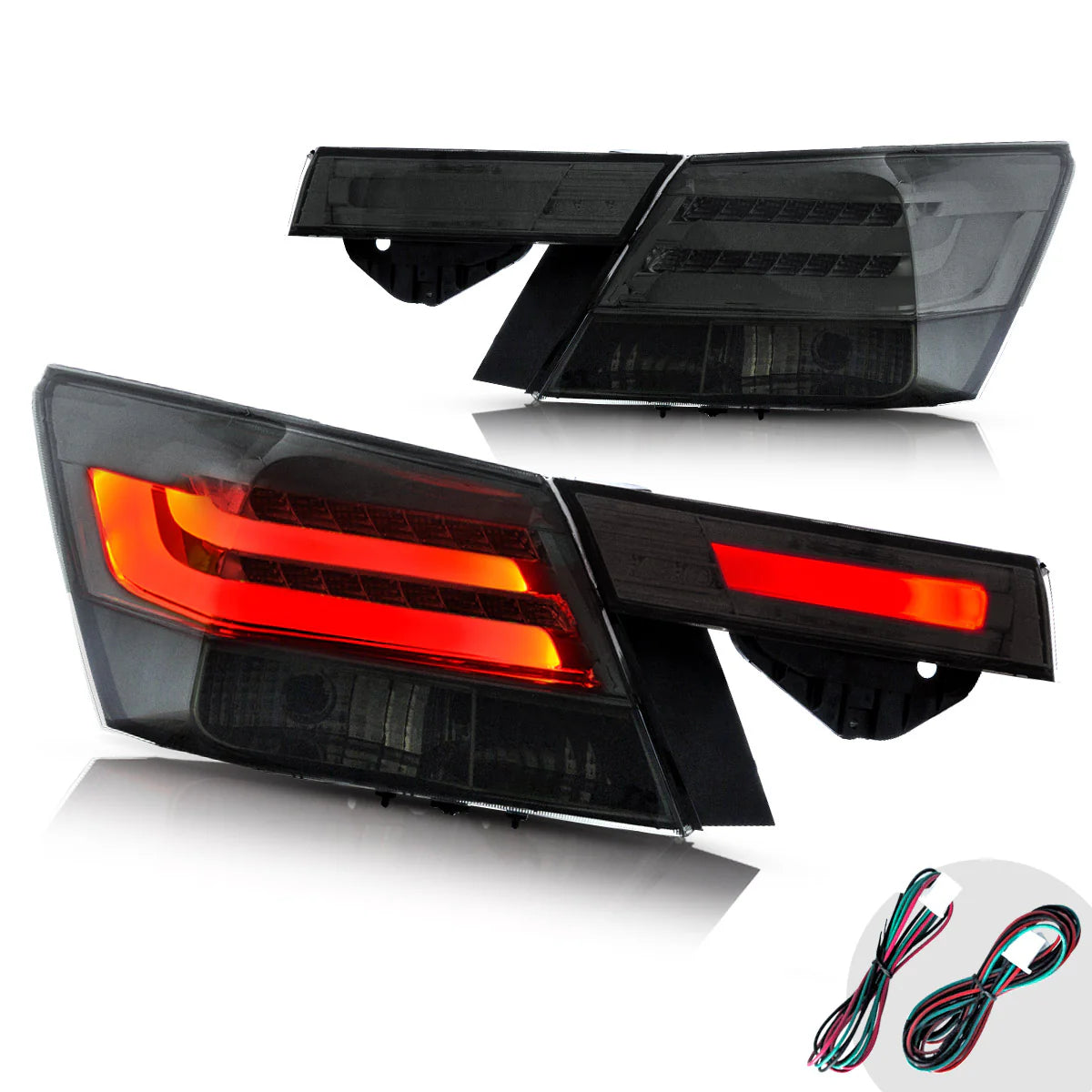 Fanali posteriori a LED  per Honda Accord Inspire berlina di ottava generazione 2008-2013 (non per coupé)