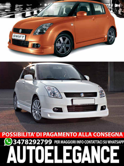 FRONT SPOILER SUITABLE FOR SUZUKI SWIFT (2005 - 2007) 
