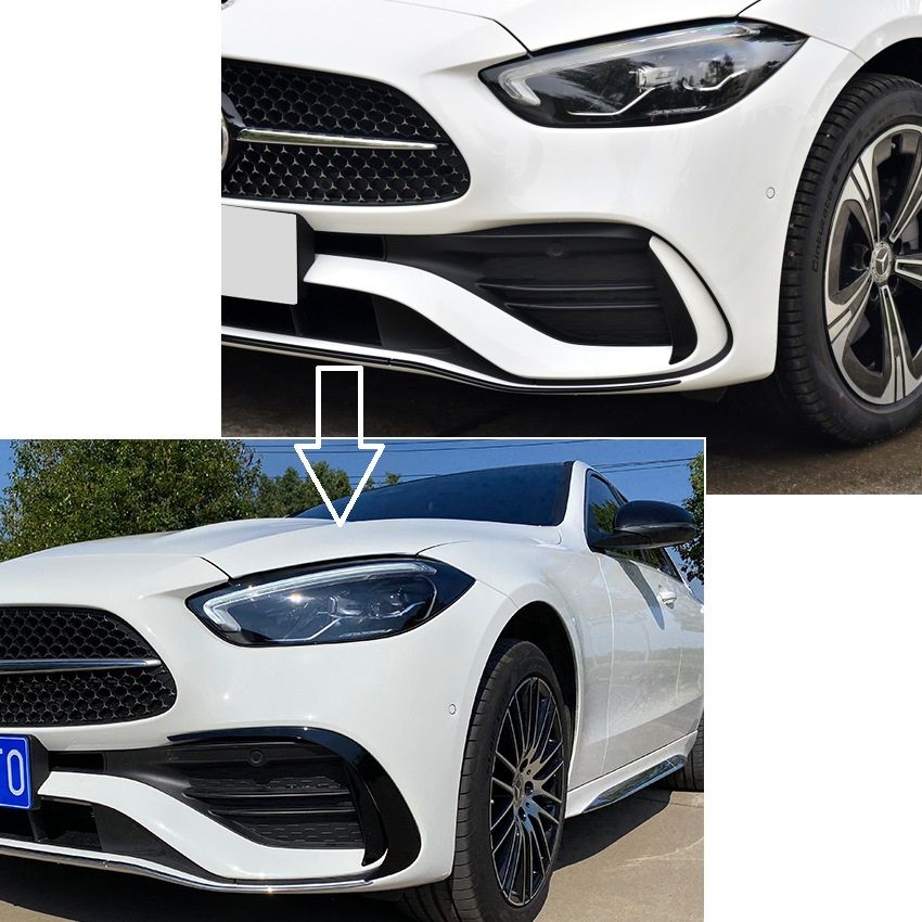 6349⭐SPOILER AERODINAMICO ANTERIORE ADATTO PER MERCEDES W206 S206 C AMG LINE⭐