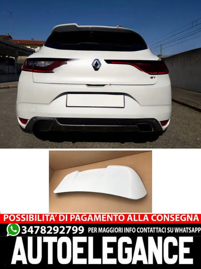 SPOILER POSTERIORE RENAULT MEGANE 4 RS STILE - PER MODELLO STANDARD