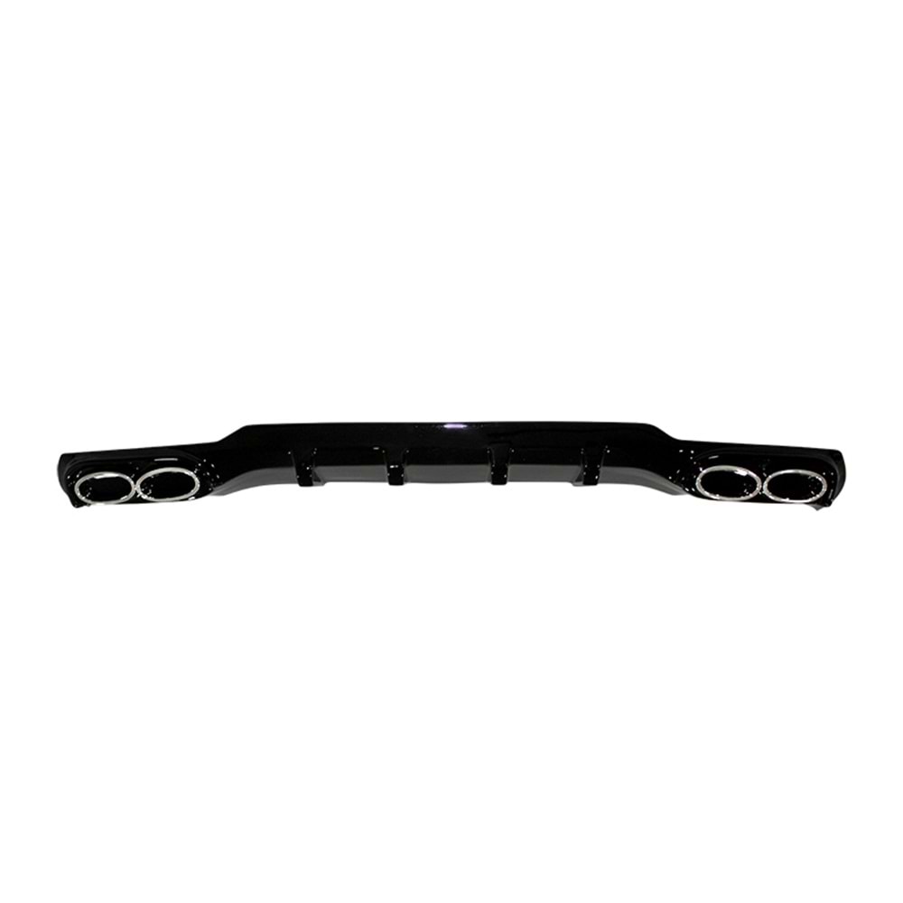 🔥ART.9533 DIFFUSORE SCARICO DOPPIO CROMATO STILE OPC PER ASTRA K NERO LUCIDO🔥