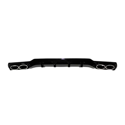 🔥ART.9533 DIFFUSORE SCARICO DOPPIO CROMATO STILE OPC PER ASTRA K NERO LUCIDO🔥