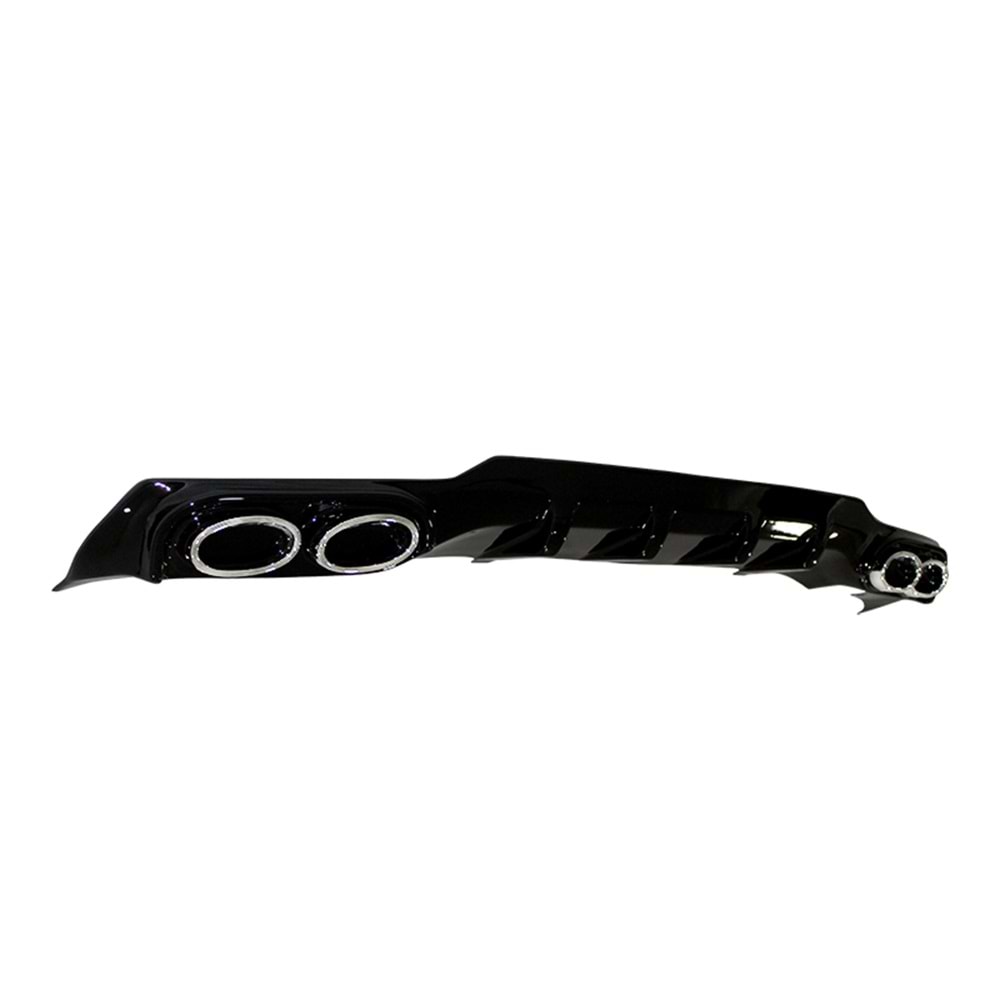 🔥ART.9533 DIFFUSORE SCARICO DOPPIO CROMATO STILE OPC PER ASTRA K NERO LUCIDO🔥