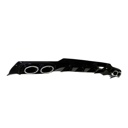 🔥ART.9533 DIFFUSORE SCARICO DOPPIO CROMATO STILE OPC PER ASTRA K NERO LUCIDO🔥