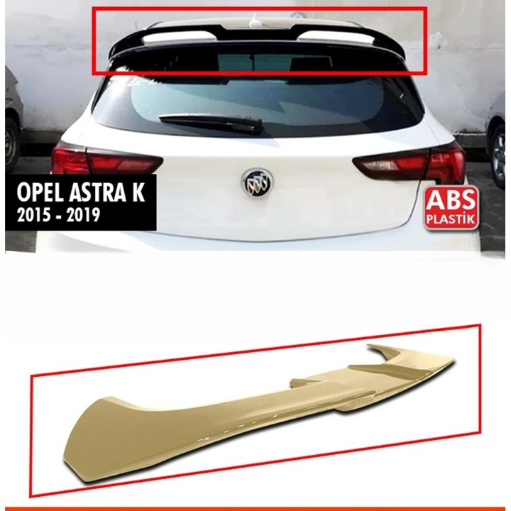 🔥ART.9528 SPOILER TETTO STILE OETTINGER PER ASTRA K IN ABS GREZZO 2015-2021🔥