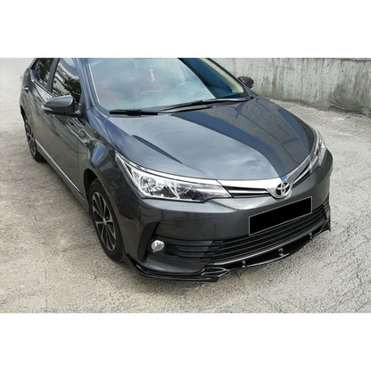💕ART.1148  SPLITTER TOYOTA COROLLA E170 2013-2018 TREND NERO LUCIDO💕