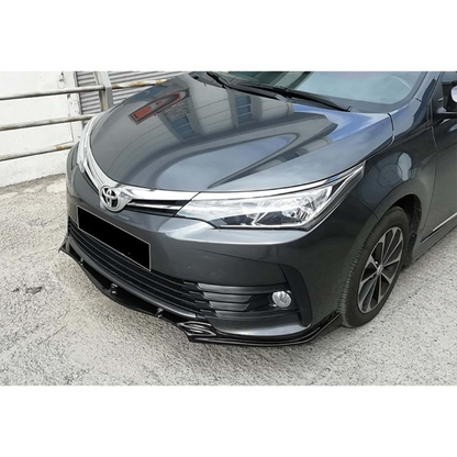💕ART.1148  SPLITTER TOYOTA COROLLA E170 2013-2018 TREND NERO LUCIDO💕