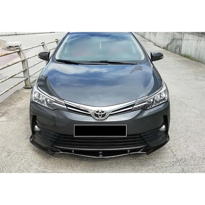 💕ART.1148  SPLITTER TOYOTA COROLLA E170 2013-2018 TREND NERO LUCIDO💕