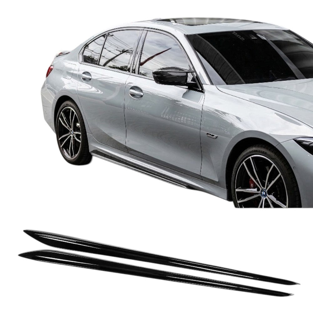 🔥ART.9476 MINIGONNE LATERALI PERFORMANCE PER BMW G20 M IN ABS NERO LUCIDO 19+🔥