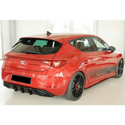 2252🔥DIFFUSORE PER SEAT LEON MK4 – PIANO BLACK VACUUM PLASTIC 2020+🔥