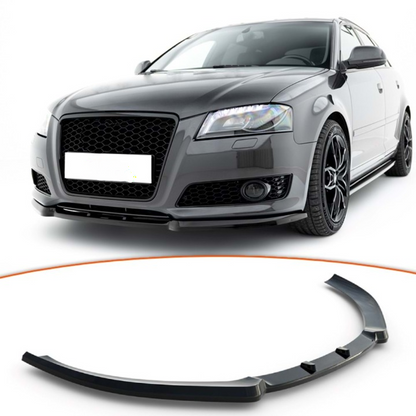 💕ART.8941 SPLITTER AUDI A3 8P 2008-2012  NERO  LUCIDO💕