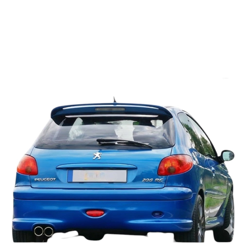 🔥ART.9466 SPOILER POSTERIORE PEUGEOT 206 in ABS NERO LUCIDO / 1998-2012🔥