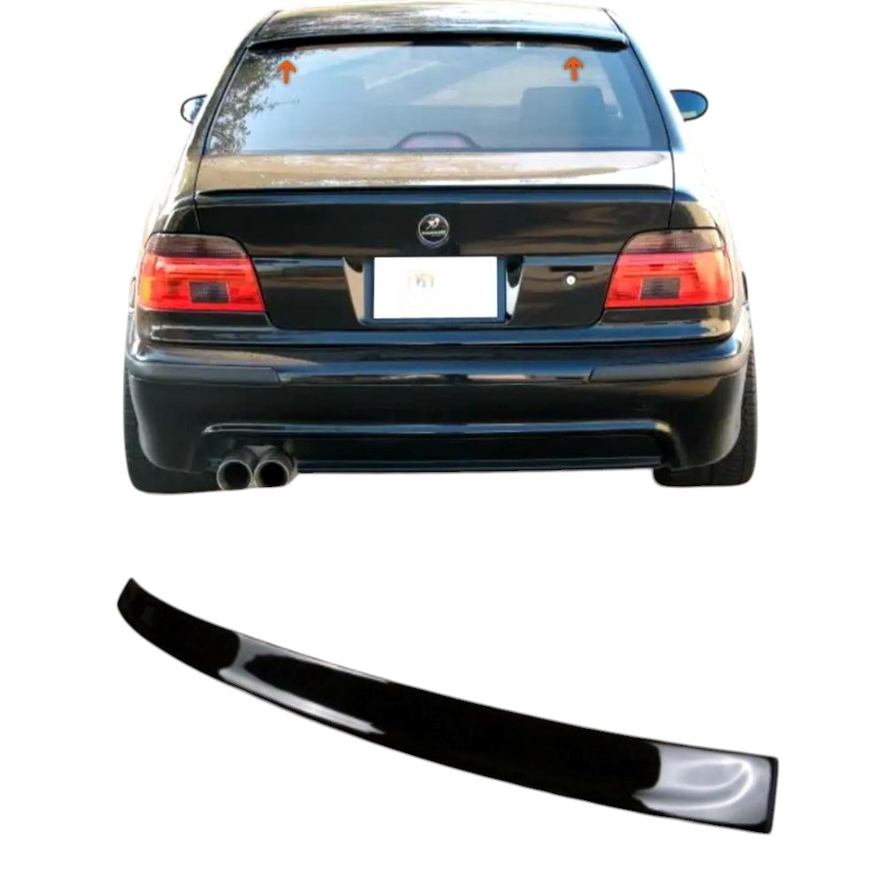 🔥ART.9447 SPOILER PER TETTO BMW E39, NERO LUCIDO, IN ABS / 1995 - 2003🔥