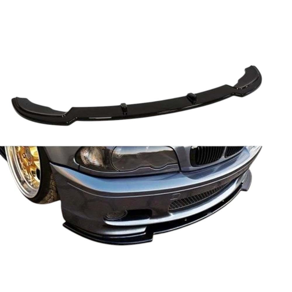 🔥ART.9515 SPLITTER BMW E46 M SPORT / TECHNIC MAX V1 IN NERO LUCIDO/ 1997-2006🔥