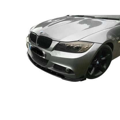 🔥ART.9496 SPLITTER ANTERIORE BMW E90 LCI IN PLASTICA NERO LUCIDO 2008-2011🔥