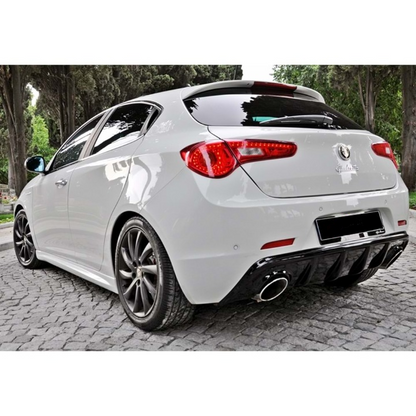 💕ART.1712 DIFFUSORE ALFA ROMEO  GIULIETTA 1+1 NERO LUCIDO💕