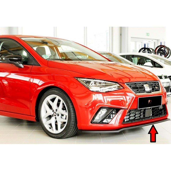 💕ART. 0785 SPLITTER SEAT IBIZA 5 KJ 17-21 LOOK RIEGER NERO LUCIDO💕