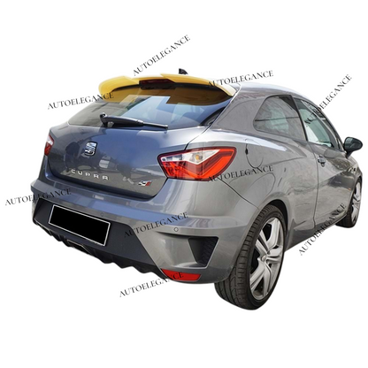 🔥ART.9560 SPOILER TETTO STILE SEAT IBIZA Mk4 IN ABS GREZZO / 2008-2017🔥