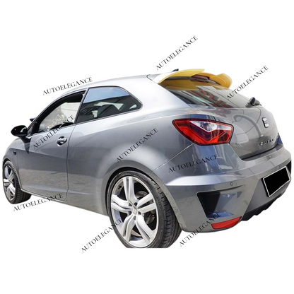 🔥ART.9560 SPOILER TETTO STILE SEAT IBIZA Mk4 IN ABS GREZZO / 2008-2017🔥