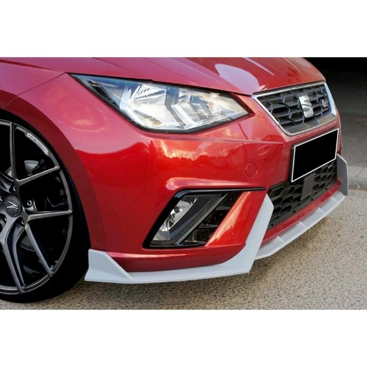 💕ART.0031 SPLITTER SEAT IBIZA 6J FR 2017+ NERO LUCIDO (3 PEZZI)💕