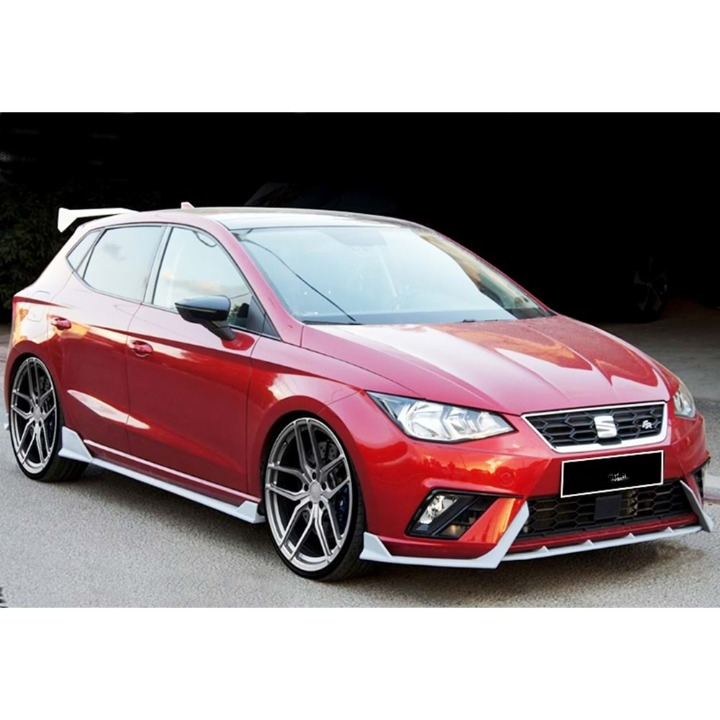 💕ART.0031 SPLITTER SEAT IBIZA 6J FR 2017+ NERO LUCIDO (3 PEZZI)💕