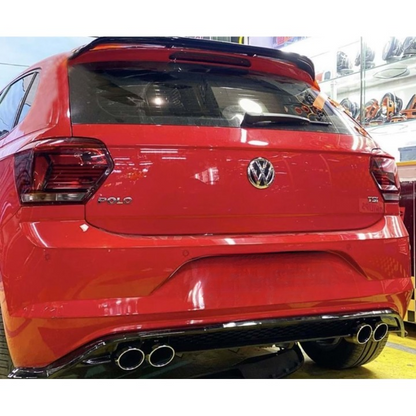 💕ART.0774  DIFFUSORE VW POLO AW1 2017-2022 LOOK GTI NERO LUCIDO 💕