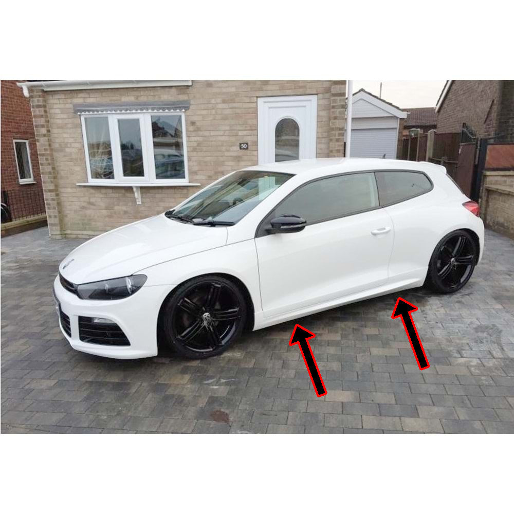 ⭐0258 SKIRTS FOR VW SCIROCCO FROM 2008+ ABS DOOR SPOILER RLINE LOOK⭐ 