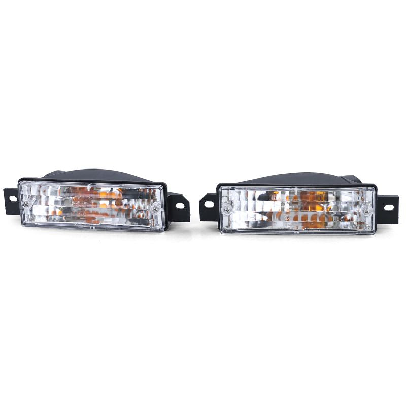 Coppia Frecce Anteriori Cristallo con Luce di Posizione per BMW Serie 3 E30