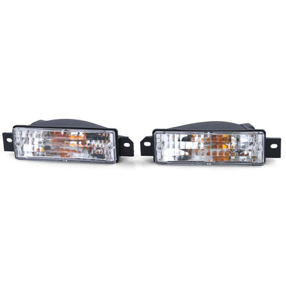 Coppia Frecce Anteriori Cristallo con Luce di Posizione per BMW Serie 3 E30