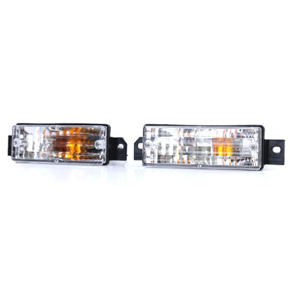 Coppia Frecce Anteriori Cristallo con Luce di Posizione per BMW Serie 3 E30
