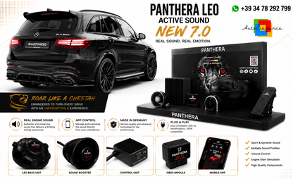 💕ART.2672 PANTHERA Soundsystem Booster 7.0-Mercedes-AMG GLC 63 SUV X253💕