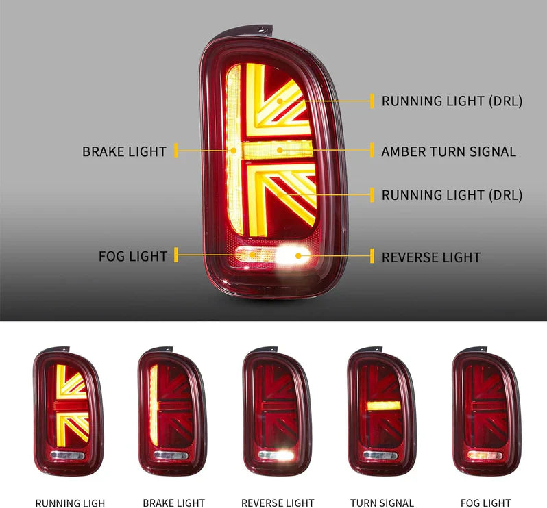 Fanali posteriori a LED per Mini Cooper Clubman R55 2007–2014
