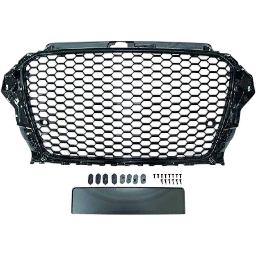 🔥GRIGLIA  ADATTO PER AUDI A3 Lim/Sport/Cabrio 12-16 LOOK DA CORSA🔥