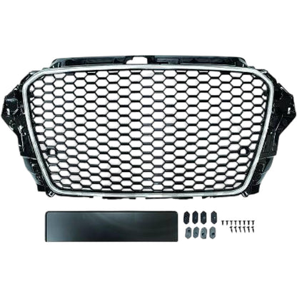 🔥 GRIGLIA  ADATTO PER AUDI A3 Lim / Sport / Cabrio 12-16 LOOK DA CORSA  🔥