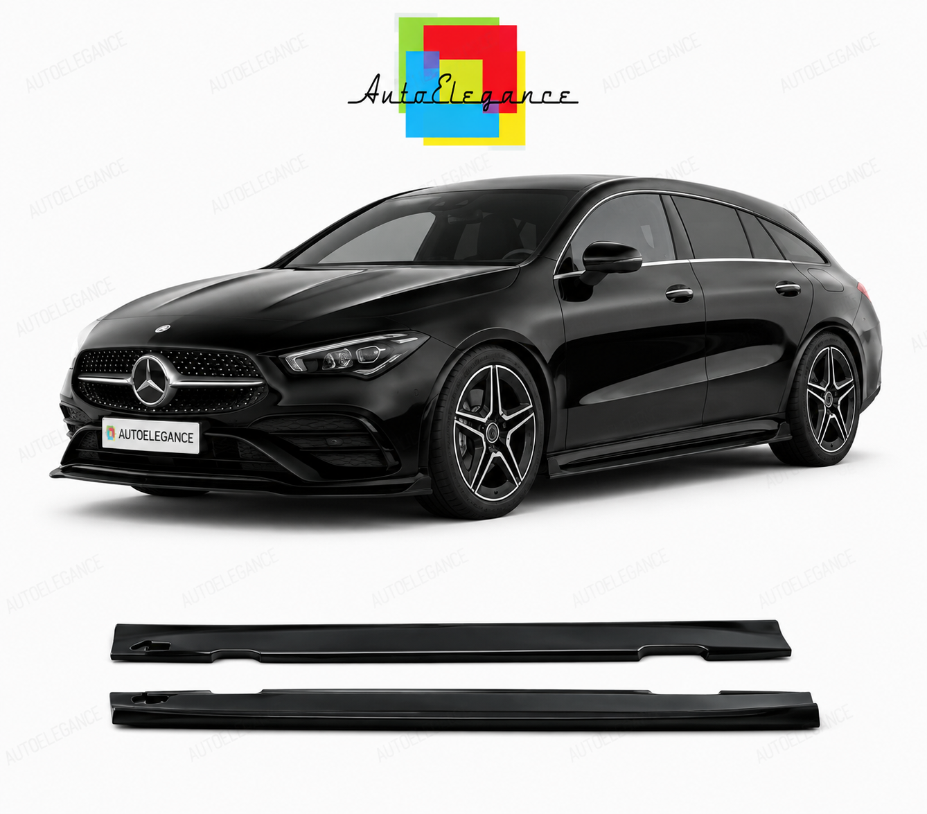 💕SOTTO  MINIGONNE MERCEDES CLA C118 X118 19-23 LOOK AMG💕