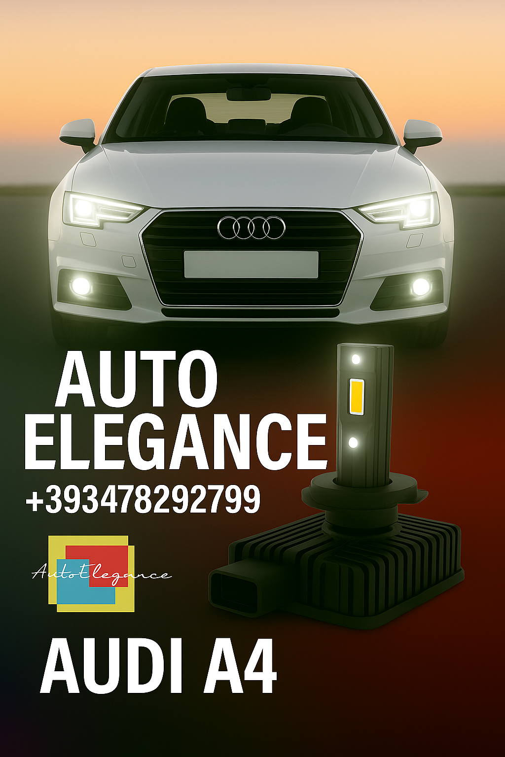 COPPIA LAMPADE D2S LED DA XENON A LED PER   Audi A4