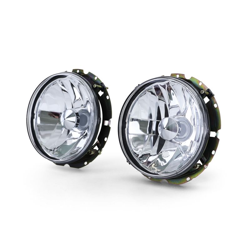 Coppia Fari Anteriori H4 Cromati per VW Maggiolino (Beetle) e Cabriolet