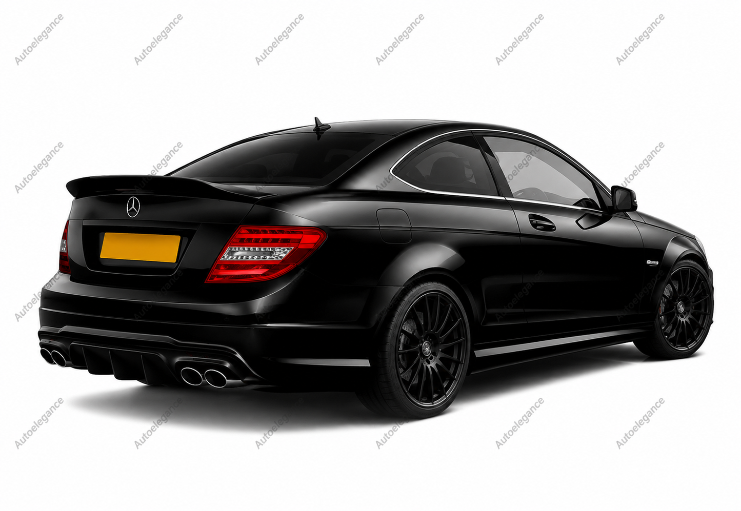 🔥ART.9923 SPOILER POSTERIORE PER MERCEDES CLASSE C COUPE W204 NERO LUCIDO🔥