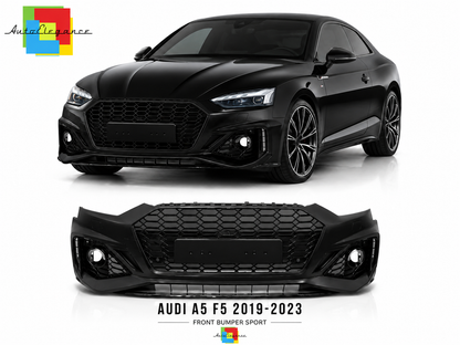 💫ART.10314 PARAURTI ANTERIORE 'SPORT' PDC PER AUDI A5 F5 19-23💫