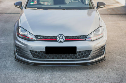 SPLITTER SUITABLE FOR VW GOLF 7 GTI 2012-2016 MAX GLOSSY BLACK SPORTY LOOK