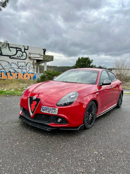 MINIGONNE ADATTE PER ALFA ROMEO GIULIETTA LOOK AERO NERO LUCIDO DESIGN SPORTIVO