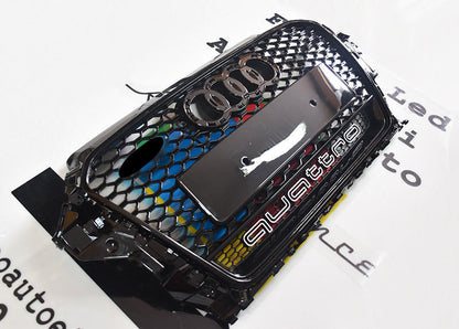 GRILLE SUITABLE FOR AUDI A3 8V 2012-2016 RS3 LOOK QUATTRO SPORTY DESIGN 