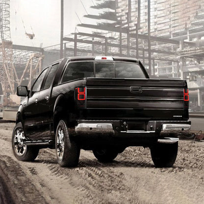 Fanali posteriori Full LED per Ford F150 2009-2014 con segnale di svolta sequenziale/rosso ambra