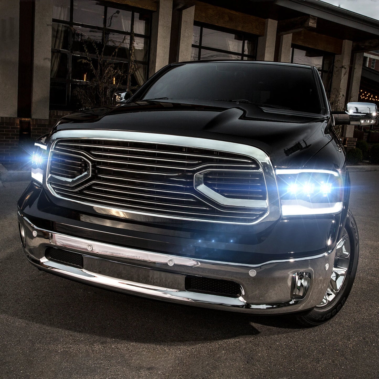 Fari per proiettori a LED per Dodge Ram 1500/2500/3500 2009-2018/Ram 1500 Classic 2019-2021