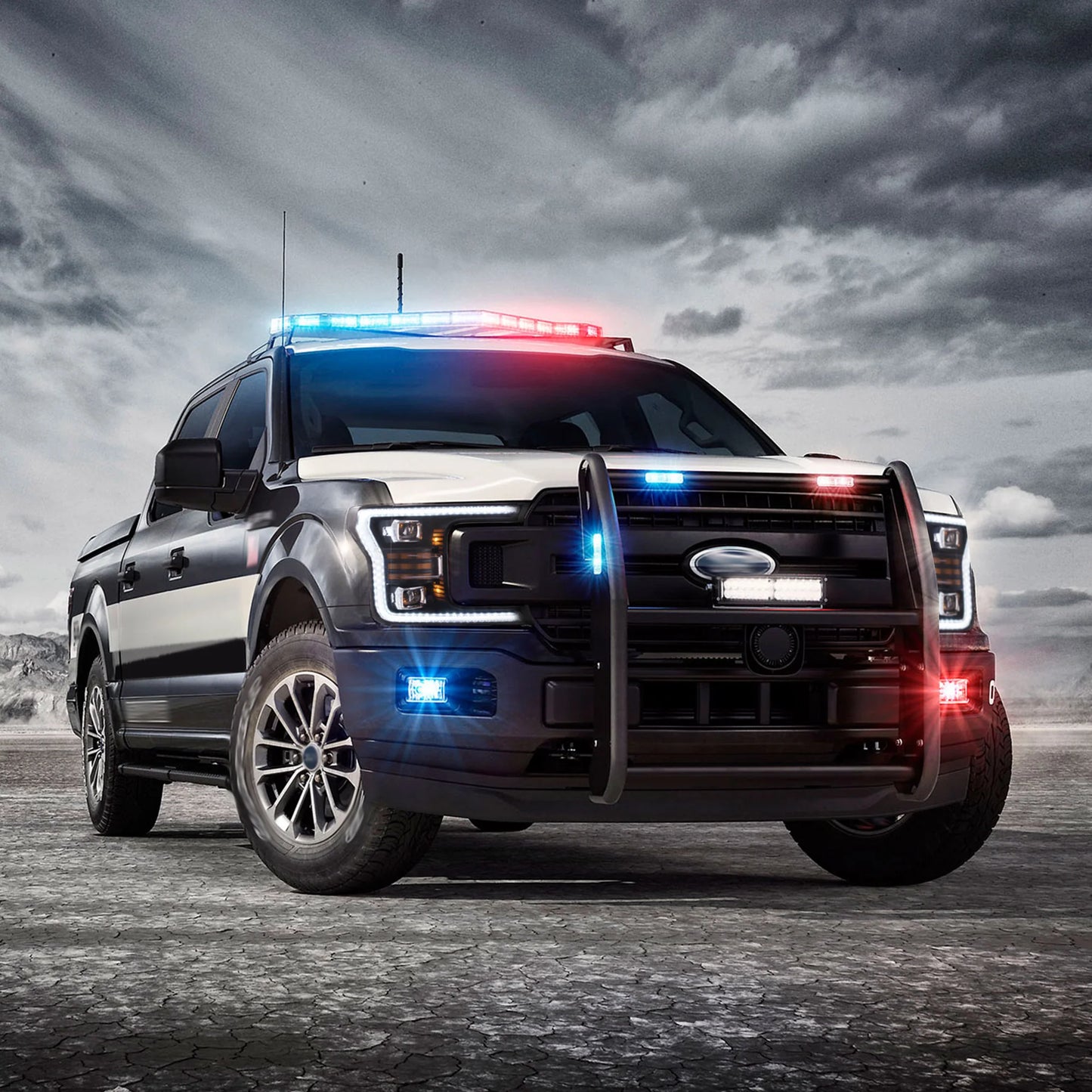 Fari per proiettori a LED per Ford F150 2018-2020 (senza segnale di svolta sequenziale)