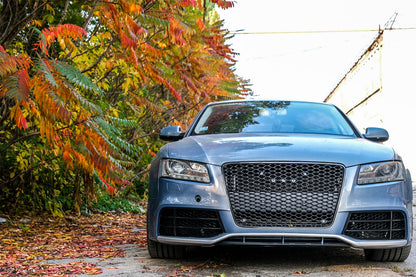 Bumper for Audi A5 8T Pre Facelift 07-11 RS5 Look Honeycomb - show original titleOriginal textStoßstange für Audi A5 8T Pre Facelift 07-11 RS5 Look Honeycomb Gitter