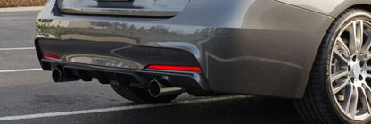 DIFFUSER SUITABLE FOR BMW 3 SERIES F30 F31 MSPORT 1+1 GLOSSY BLACK SPORTY LOOK